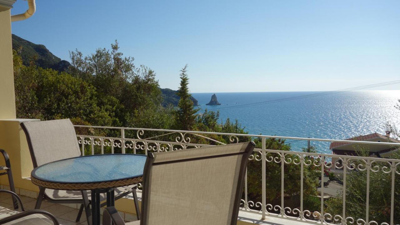 Natalia Apartment B With Panoramic Sea Views Of Agios Gordios Bay Eksteriør bilde